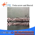 conical twin double screw barrel for pvc pipe